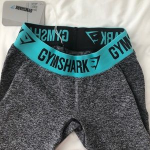NWT GYMSHARK black grey & blue sculpting leggings